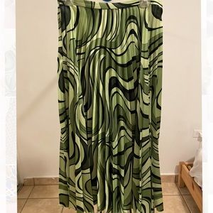 ASOS A-line pleated midi skirt